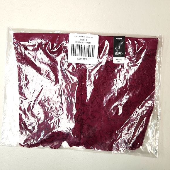 ❤️NWT VINTAGE TORRID VALENTINES DAY PANTY FUCHSIA MID-RISE CHEEKY - PLUS SIZE - Picture 3 of 10